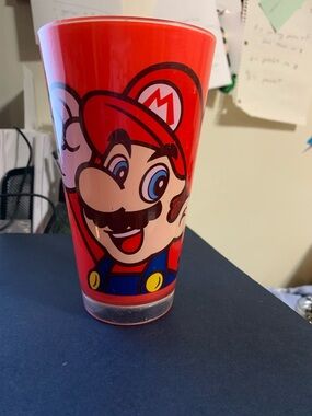 Nintendo Red Mario Character Drinking Cup Collectible